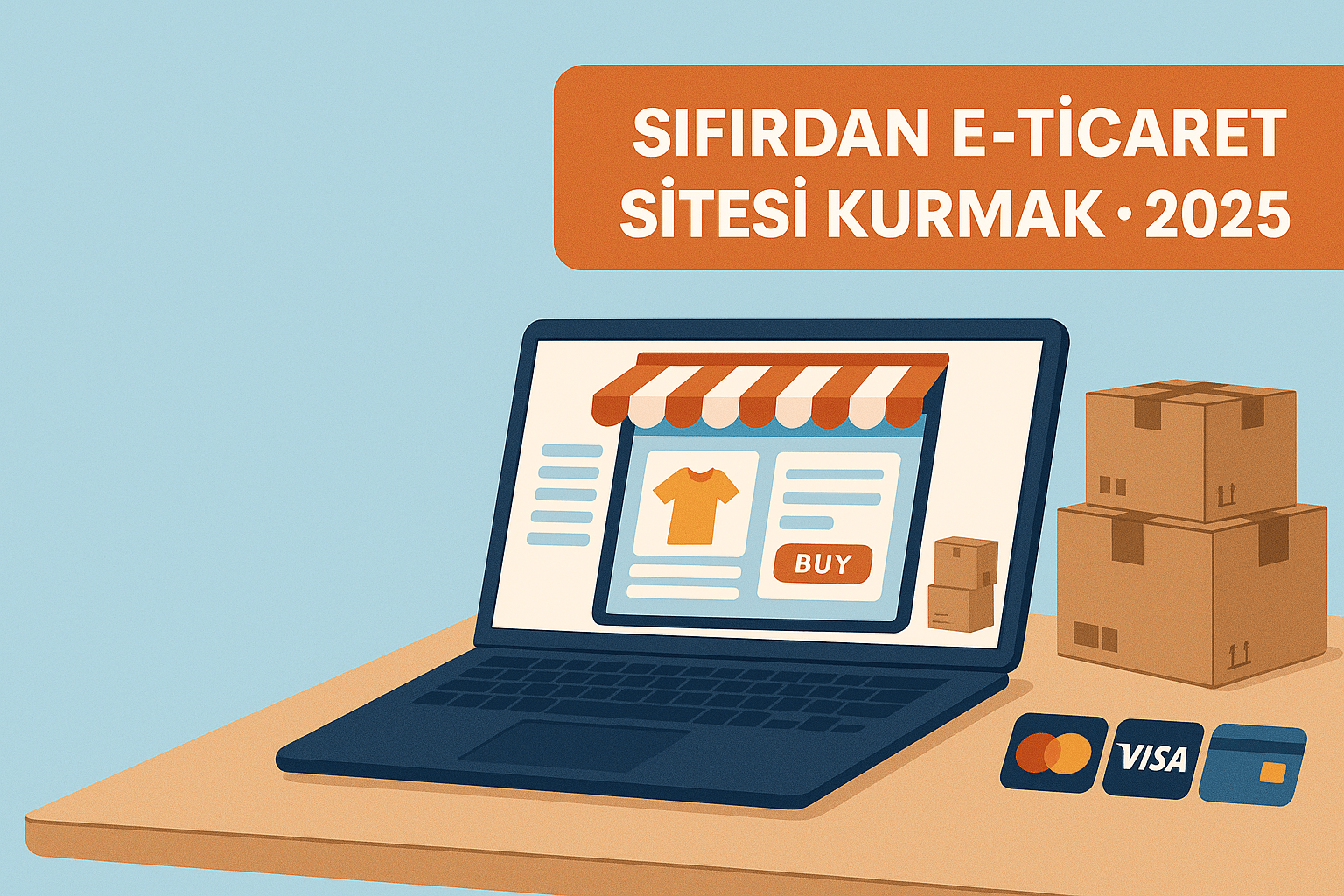 Sıfırdan E-Ticaret Sitesi Kurmak – 2025 Güncel Rehberi
